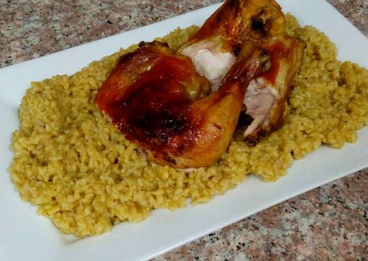 برغل مع الدجاج