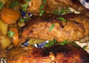 دجاج مشوي بالفرن بطريقتي🦋