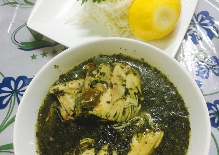 ملوخية الدجاج بطريقتي