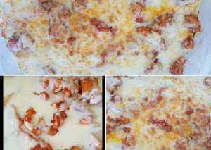 غراتان البطاطا والدجاج