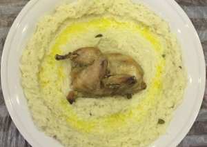 سليق بدجاج او اللحم و يفضل الدجاج