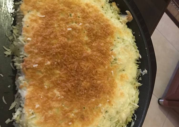 ارز مع الدجاج والجبنه بالفرن 😋