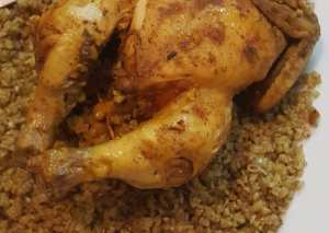 دجاج محشي بالفريكة 👍