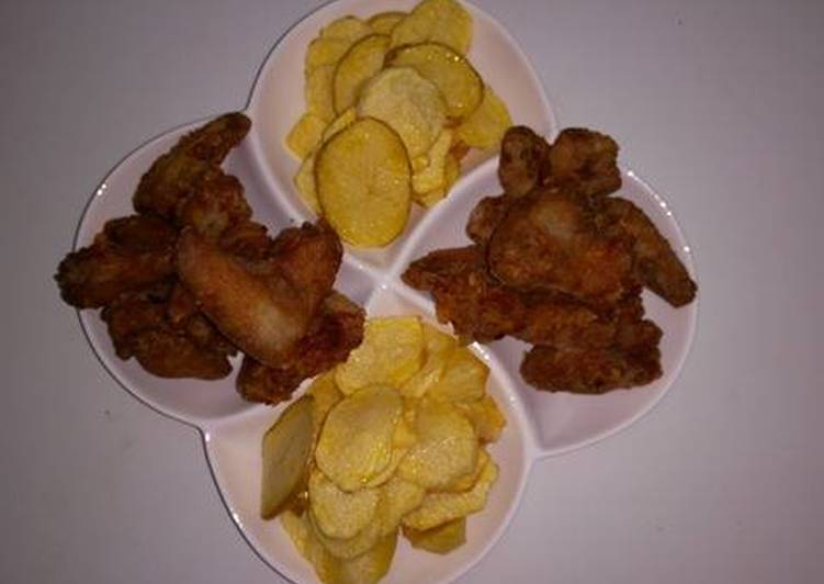 بروستد جوانح  الدجاج