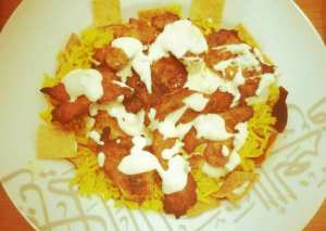 فتة شاورما الدجاج