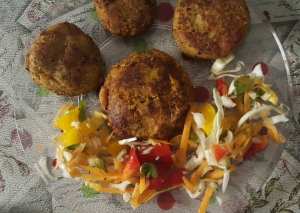 كفتة الدجاج والبطاطس