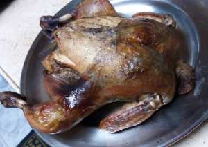 دجاجة مسلوقة و مشوية فى نفس الوقت