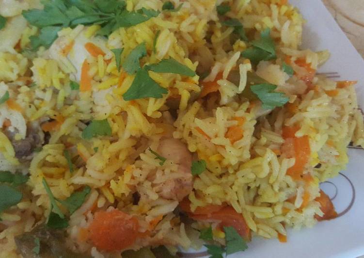 مدفونة الدجاج بالخضار 😋👌