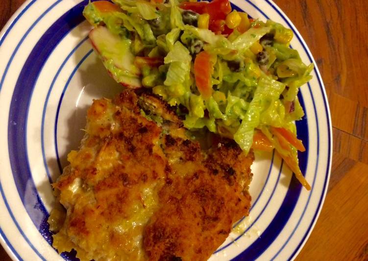 صدور الدجاج المحشية