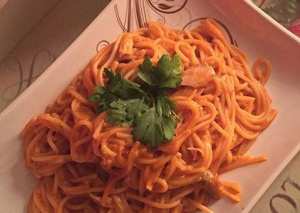 مكرونه بالدجاج