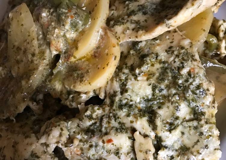 صدور دجاج بالنعناع