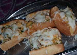 ساندوتشات الدجاج بالكريمه والفطر