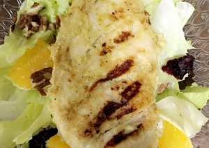 سلطة الدجاج المشوي و البرتقال