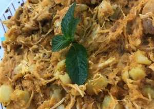 بطاطا بالدجاج 😋