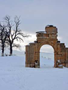 Le site de Tazoult, Batna à l'heure d'hiver... !