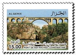 Ponts de Constantine et Gorges Du Rhumel (1re partie):  Une balade touristique sur les timbres