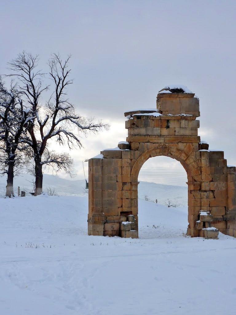 Le site de Tazoult, Batna à l'heure d'hiver... !
