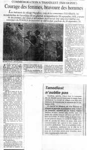 sur le chemin du passé,  Je me souviens bien de ce jour du 28 septembre 1958