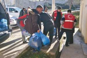 GUELMA -  Le Croissant Rouge Algèrien (CRA)  au chevet des familles démunies
