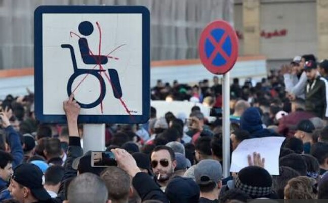 Manifestation à Alger contre le 5e mandat de Bouteflik