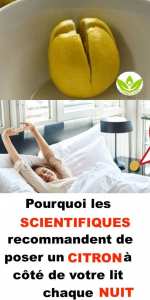 Pourquoi les scientifiques recommandent de poser un citron à côté de votre lit chaque nuit