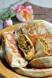 crêpes turc farcier  kefta poivron