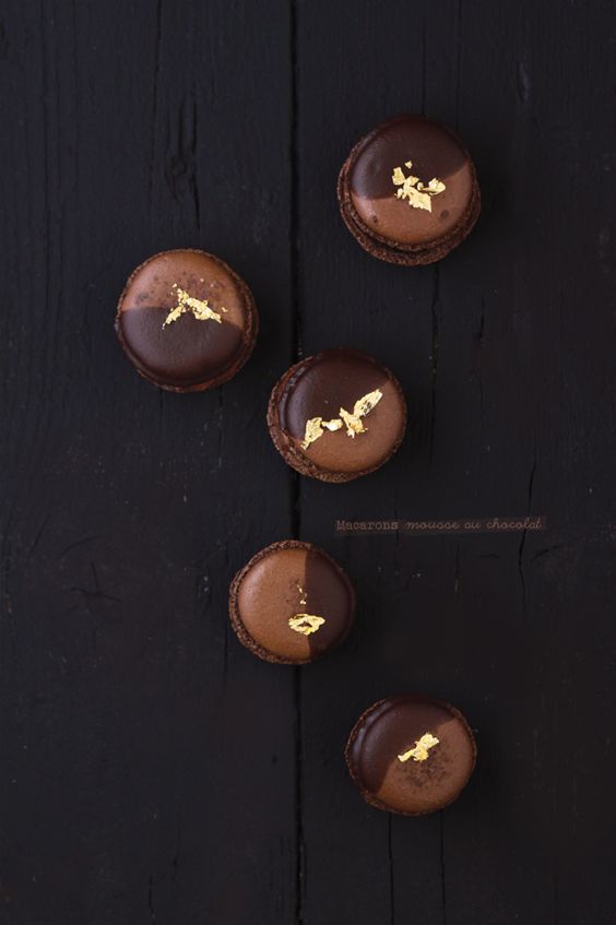 Macarons à la mousse au chocolat