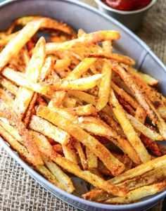 Recette de frites maison sans l'aide de la friteuse!