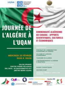 Journée de l’Algérie à l’UQAM