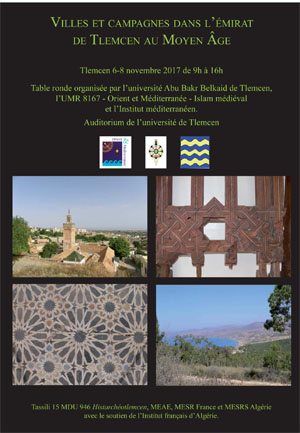 Table ronde : Villes et campagnes dans l’émirat de Tlemcen au Moyen-Âge