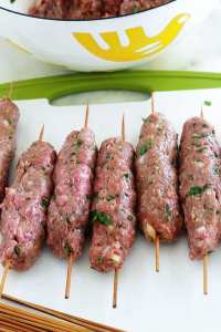 BROCHETTES DE KEFTA À LA MAROCAINE
