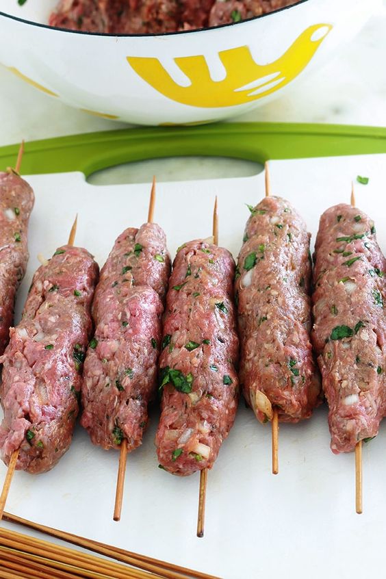 BROCHETTES DE KEFTA À LA MAROCAINE