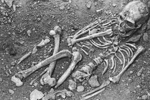 MILA  Trois anciennes sépultures découvertes