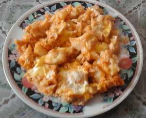 Recette du chou-fleur et pomme de terre aux oeufs