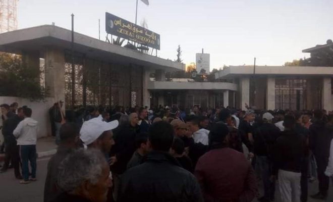 Protestation des habitants de Souk ahras