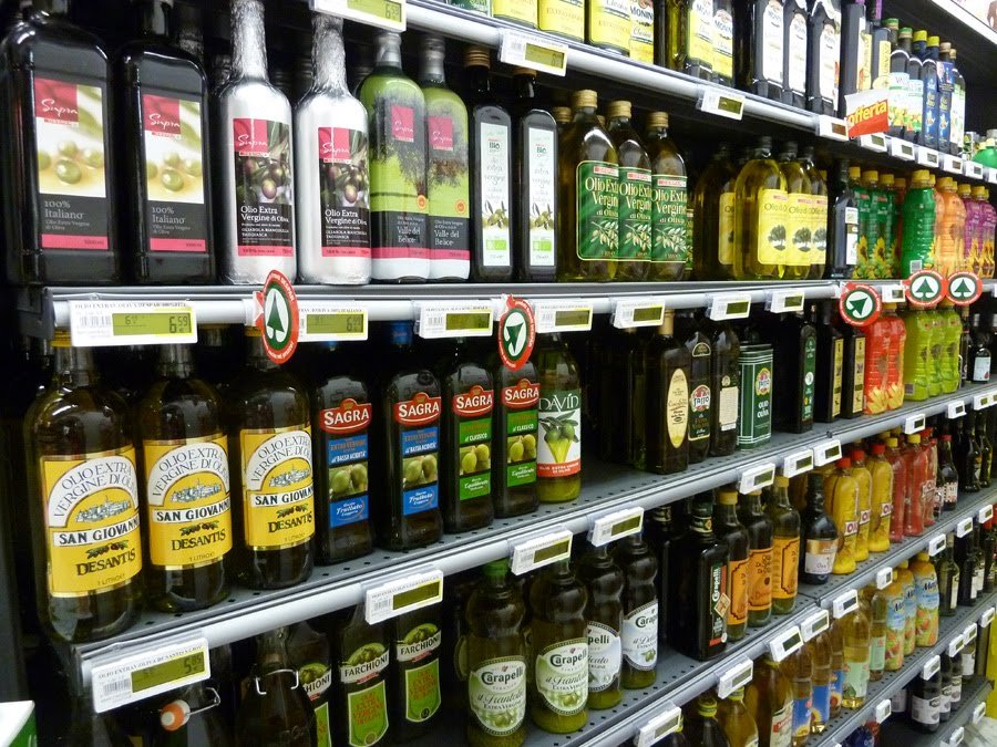 انواع زيت الزيتون