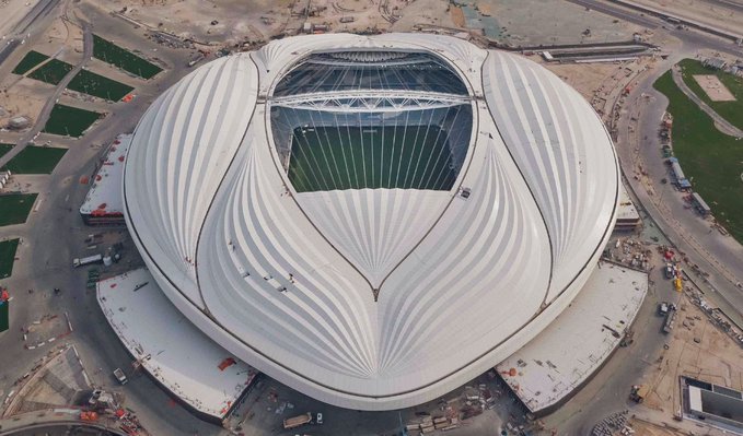 Le stade Al Wakrah, au Qatar🇶🇦.