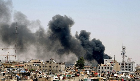 اشتباكات فى دمشق وغارات جوية على ريف العاصمة