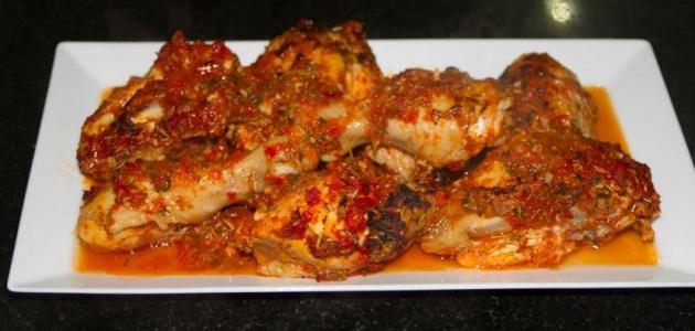 طريقة عمل الفراخ المشوية على الفحم