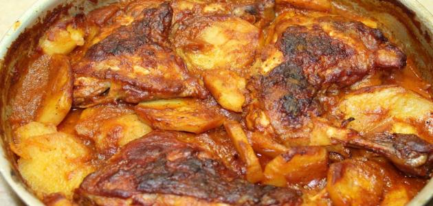 كيفية عمل صينية البطاطس بالفراخ