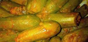 عمل محشي الكوسا