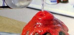 كيف تصنع بركان كتجربة علمية