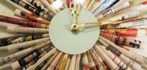 إعادة تدوير ورق الجرائد