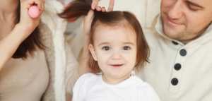 العناية بشعر الأطفال الخفيف