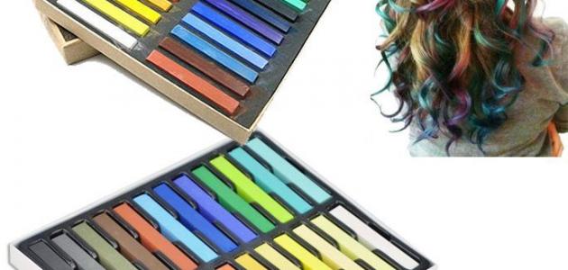 طريقة استخدام طباشير الشعر