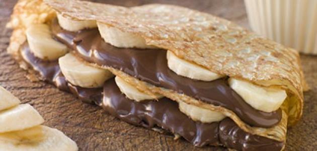 طريقة عمل كريب النوتيلا