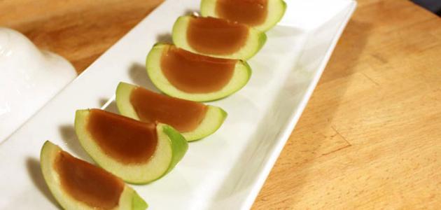 طريقة عمل التفاح بالكراميل