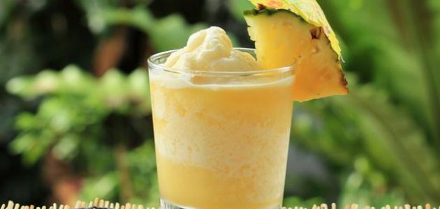 سموثي التفاح والأناناس