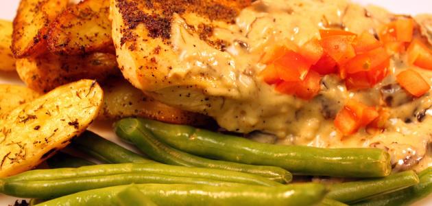 طريقة لعمل صدور الدجاج المخلية