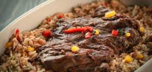 أكلات مع اللحم